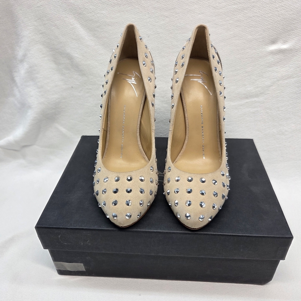Giuseppe zanotti sparkly Cinderella heels 37.5